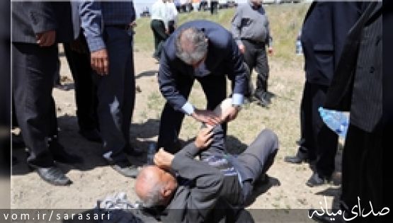 امداد‌رسانی استاندار آذربایجان‌شرقی به مصدومان تصادف اهر ـ بیلوردی