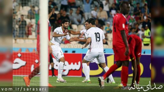 پیروزی پر گل تیم فوتبال ایران مقابل قرقیزستان +تصویر
