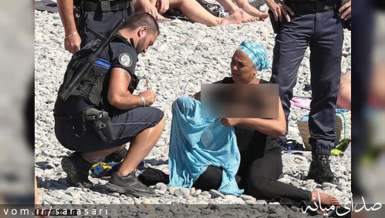 برخورد پلیس با لباس شنای اسلامی زن محجبه+تصاویر