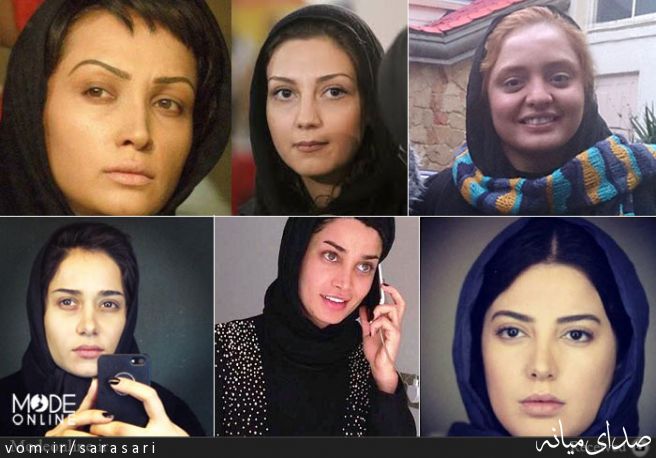 بازیگران معروف زن ایران بدون آرایش