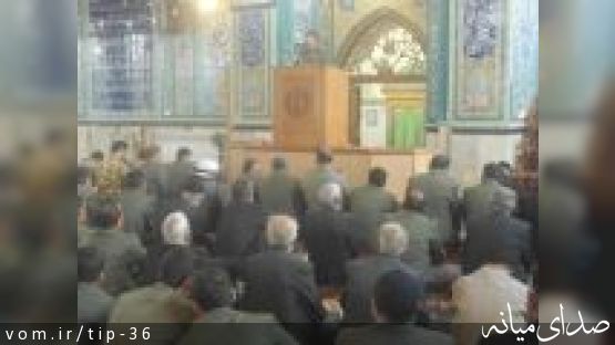 سرهنگ محمدی جانشین تیپ 36میانه :روز ارتش یعنی روز نشاط همه نیروهای مسلح وملت