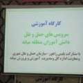 کارگاه آموزشی سرویسهای حمل و نقل دانش آموزان منطقه میانه برگزار شد