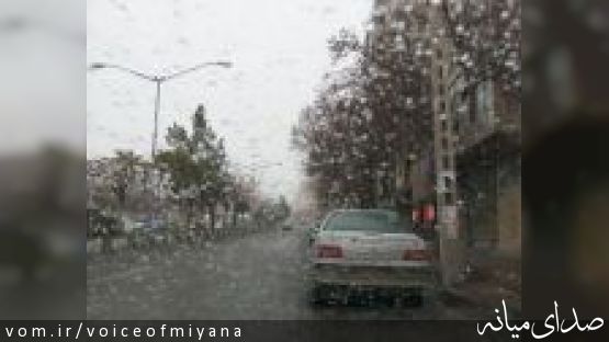 بارش اولین برف 1394 در شهر میانه / تکمیلی ؛ پیش بینی آب و هوا + تصاویر
