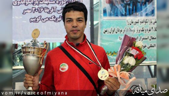 پیام اصغرعزیزی قهرمان مسابقات پاراتکواندو 2016 در مصر؛ مدالم را تقدیم مردم میانه می کنم+تصاویر
