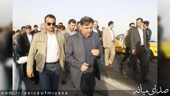 بازدید وزیر راه از محور میاندواب-میانه؛دستور آخوندی برای تسریع در ۵۰ کیلومتر پایانی