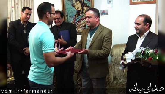 از میثم فرضعلی پور، قهرمان ووشوکار میانه ای استقبال شد