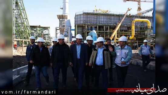 مدیرعامل فولاد ملی ایران از فولاد میانه بازدید کرد/ گزارش تصویری