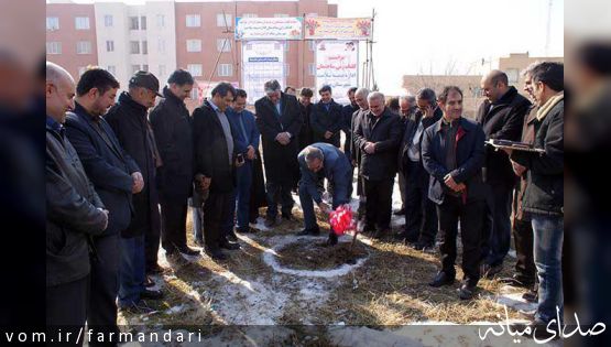 کلنگ زنی 7 پروژه عمرانی در میانه