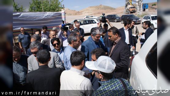 معاون وزیر راه و شهرسازی از پروژه راه آهن میانه- اردبیل بازدید نمود