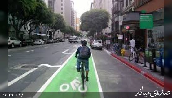 پیشنهادی برای شهرداری: خط کشی مخصوص برای عبور دوچرخه در خیابانها
