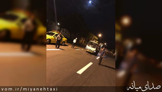 عملیات خط کشی مکانیزه خیابان ها ومعابر سطح شهر میانه آغاز شد