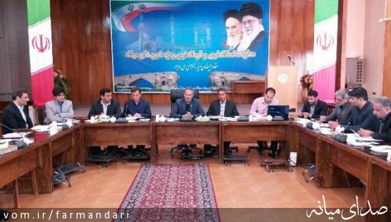 اعتراض شدید فرماندار میانه نسبت به مصوبه کمیسیون کشاورزی مجلس در خصوص نحوه توزیع آب سد شهریار