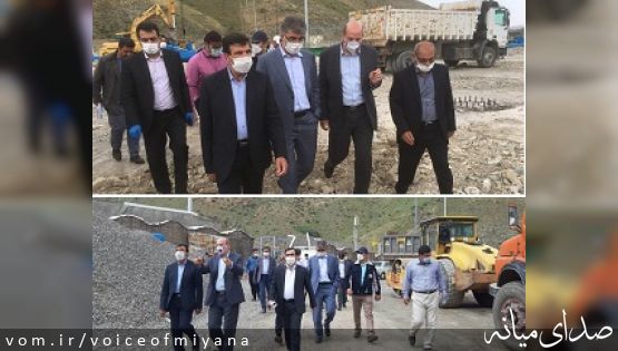 بازدید معاون سازمان حمل و نقل از پل "برکت" شهرستان میانه