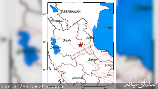 جزییات زلزله دقایقی پیش شهرستان میانه