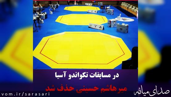 در مسابقات تکواندو آسیا /میرهاشم حسینی حذف شد