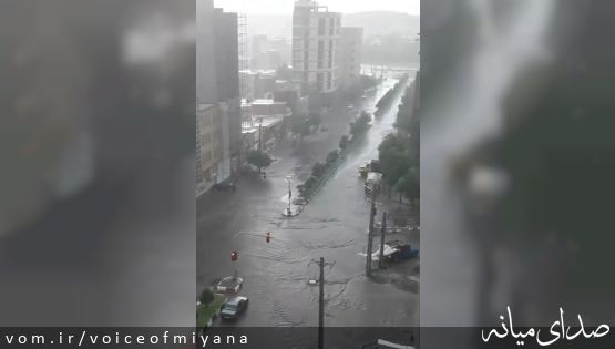 بارش شدید باران در چله تابستان +تصاویر
