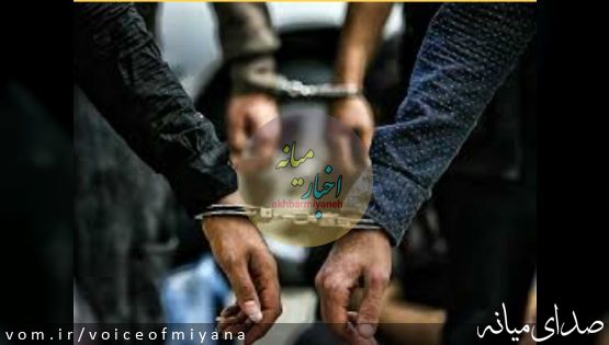 انهدام‌ باند سارقان در میانه با ۱۳ فقره سرقت