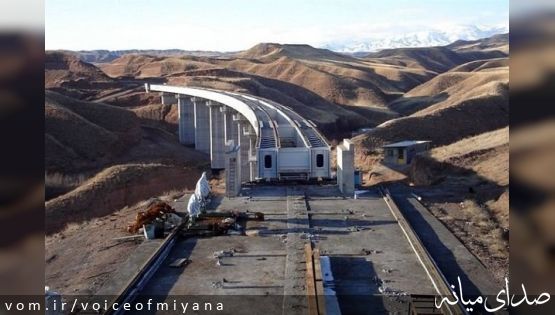 راه آهن میانه-تبریز در چه مرحله ای ست؟