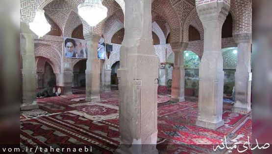 جاذبه های گردشگری شهرستان میانه (۱)/ مسجد سنگی ترک+ تصاویر