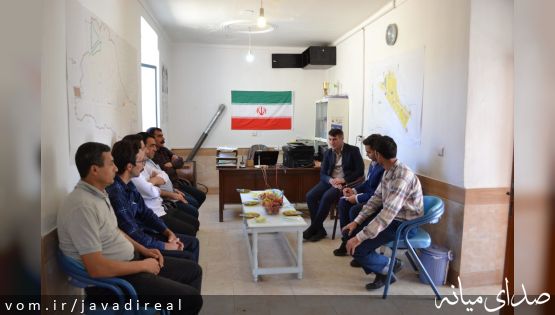 بازدید بخشدار بخش کندوان از روستای آونلیق