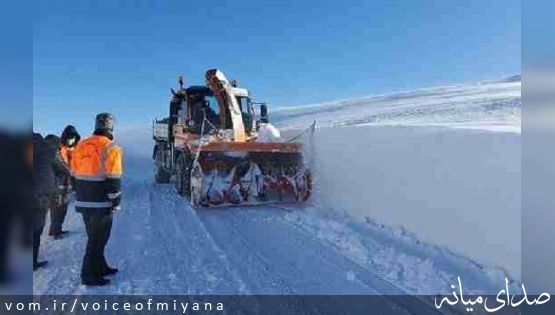 راههای آذربایجان شرقی برفی و لغزنده