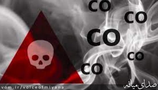 جان باختن زوج مسن در میانه بر اثر گاز گرفتگی