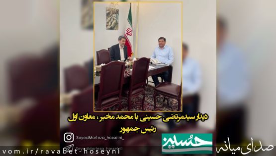 دیدار سیدمرتضی حسینی با معاون اول رئیس جمهور