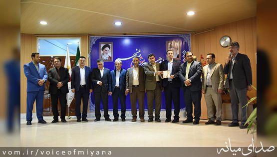 گزارش تصویری مراسم تکریم و معارفه شهردار جدید و سرپرست سابق شهرداری میانه