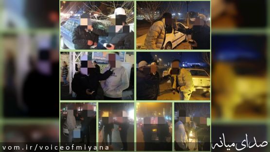 اجرای طرح تست الکل از رانندگان توسط پلیس میانه