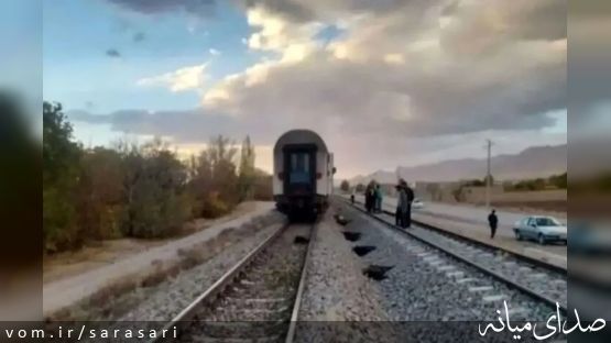 تلفات سنگین گوسفندان در حادثه برخورد قطار مسافربری تهران-تبریز در میانه