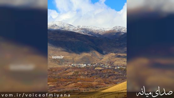 تصاویری از بارش برف نحیف بر قله بزقوش