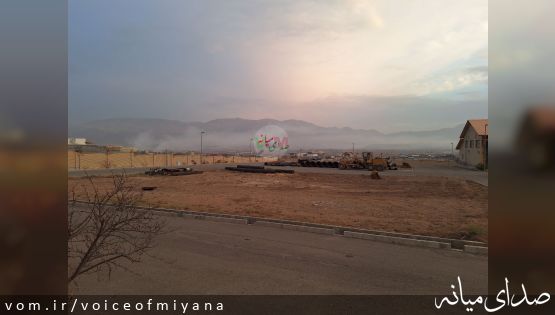 آلودگی هوای میانه بخاطر آتش زدن شالیزارها