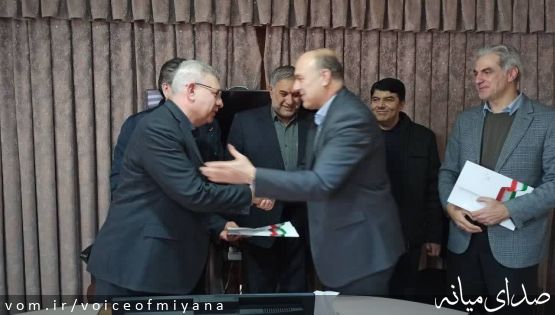 مراسم تودیع و معارفه رئیس صمت میانه با حضور مسئولان استانی