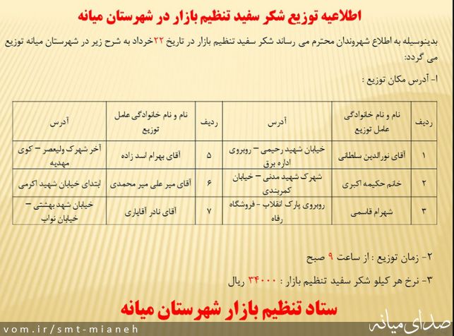 تصویر اداره صمت شهرستان میانه